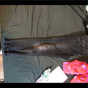 Zara distress jeans